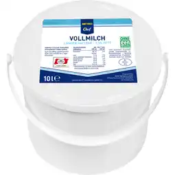 Metro Vollmilch ESL, Preisangabe ohne MwSt. (Preis inkl. MwSt. 16,49 €), METRO Angebot
