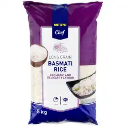 Metro Basmatireis, Preisangabe ohne MwSt. (Preis inkl. MwSt. 4,17 €), METRO Angebot