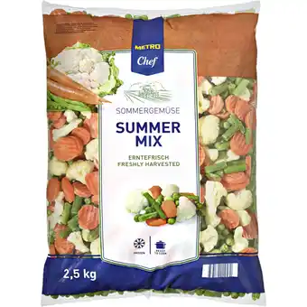 Metro Sommergemüse od. Mexico Mix, Preisangabe ohne MwSt. (Preis inkl. MwSt. 2,63 €), METRO Angebot