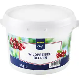 Metro Wildpreiselbeeren, Preisangabe ohne MwSt. (Preis inkl. MwSt. 28,59 €), METRO Angebot