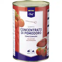 Metro Tomatenmark, Preisangabe ohne MwSt. (Preis inkl. MwSt. 17,04 €), METRO Angebot