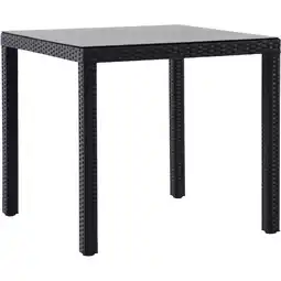 Metro Alu-Rattan Tisch Balsario, Preisangabe ohne MwSt. (Preis inkl. MwSt. 166,80 €), METRO Angebot