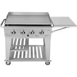Metro Gasgriller Plancha, 4-Brenner, Preisangabe ohne MwSt. (Preis inkl. MwSt. 514,80 €), METRO Angebot