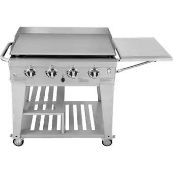 Metro Gasgriller Plancha, 4-Brenner, Preisangabe ohne MwSt. (Preis inkl. MwSt. 514,80 €), METRO Angebot