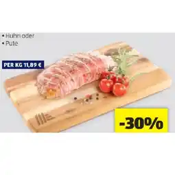 Hofer Geflügelfilet im Speckmantel Huhn oder Pute HOFER Angebot