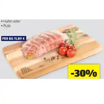 Hofer Geflügelfilet im Speckmantel Huhn oder Pute HOFER Angebot