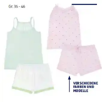 Hofer Damen-Pyjama Gr. 36 - 46 versch. Farben und Modelle HOFER Angebot