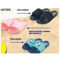 Hofer Badepantoletten versch. Farben und Modelle HOFER Angebot