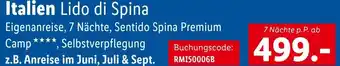 Lidl Reisen Italien Lido di Spina Angebot