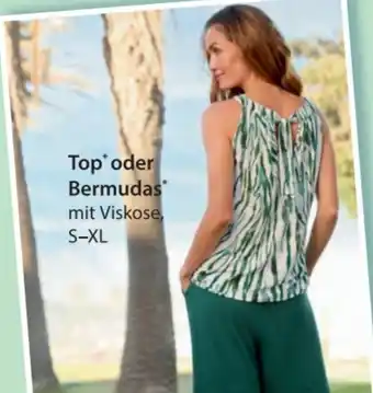 NKD Top oder Bermudas mit Viskose, S-XL Angebot