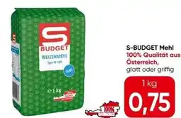 Spar S-budget mehl Angebot