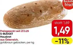 Spar Hausbrot Angebot