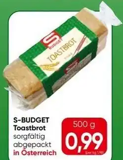 Spar Toastbrot Angebot