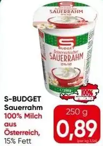 Spar Sauerrahm Angebot