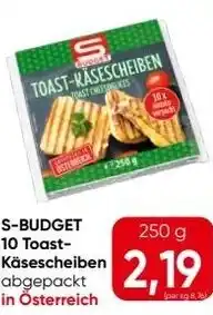 Spar 10 Toast- Käsescheiben Angebot