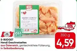 Spar Hendl Geschnetzeltes Angebot