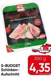 Spar S-BUDGET Schinken- Aufschnitt Angebot