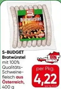 Spar Bratwurstel mit Angebot