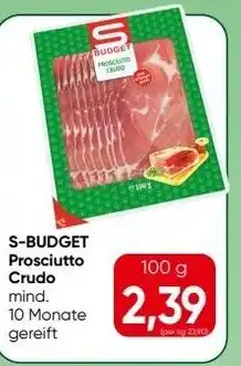 Spar Prosciutto Crudo Angebot