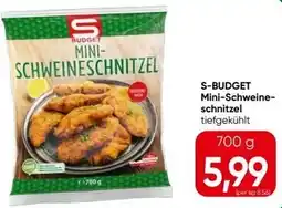 Spar Mini-schweine- schnitzel tiefgekühlt Angebot