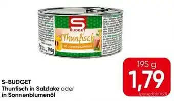 Spar Thunfisch in salzlake oder Angebot