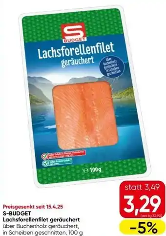 Spar Lachsforellenfilet geräuchert Angebot
