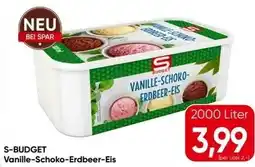 Spar Vanille-Schoko-Erdbeer-Eis Angebot