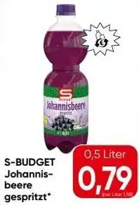 Spar Johannis- beere gespritzt Angebot