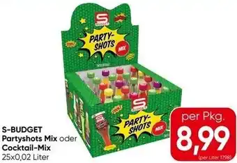 Spar Partyshots Mix oder Cocktail Angebot