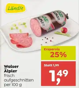 ADEG Walser alpler Angebot