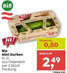 ADEG Bio Mini Gurken Angebot