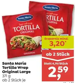 ADEG Santa Maria Tortilla Wrap Original Large Angebot