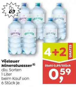 ADEG Vöslauer Mineralwasser 5) Angebot