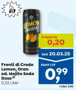 ADEG Fronti di Crodo Lemon, Oran od. Mojito Soda Dose 5) Angebot