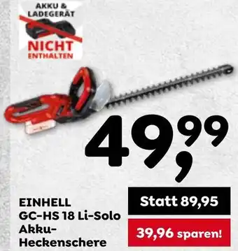 ADEG GC-HS 18 Li-Solo Akku- Heckenschere Angebot