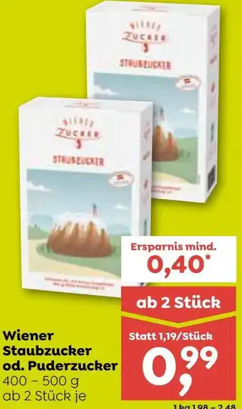 ADEG Wiener Staubzucker od. Puderzucker Angebot