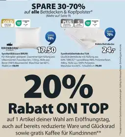 JYSK Auf alle Bettdecken & Kopfpolsterauf Angebot