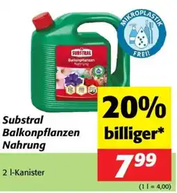 Nah&Frisch SUBSTRAL Balkonpflanzen Nahrung Angebot