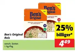 Nah&Frisch Ben's Original Reis Angebot