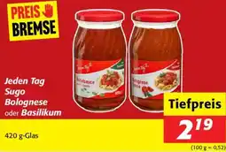 Nah&Frisch Jeden Tag Sugo Bolognese Angebot