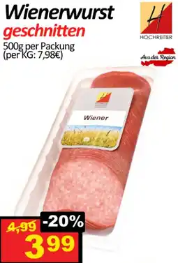 Wurstico Wienerwurst H geschnitten Angebot