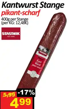 Wurstico Kantwurst Stange pikant-scharf pikant-scharf Angebot
