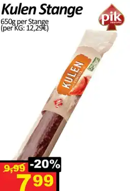Wurstico Kulen Stange Angebot