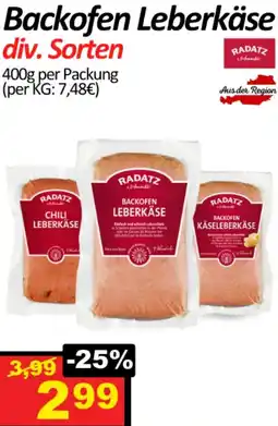 Wurstico Backofen Leberkäse Angebot