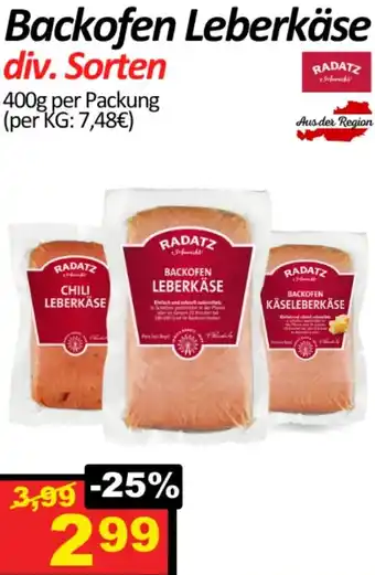 Wurstico Backofen Leberkäse Angebot