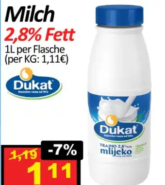 Wurstico Milch 2,8% Fett Angebot