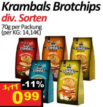 Wurstico Krambals Brotchips Angebot