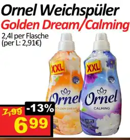 Wurstico Ornel Weichspüler Golden Dream/Calming Angebot