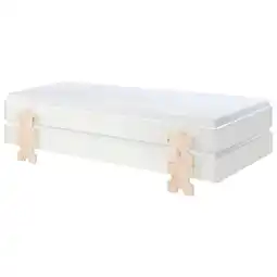 Möbelix Stapelbett + Lattenrost 90x200 Cm Modulo Kiefer Massiv/weiß Angebot