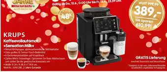 Interspar KRUPS Kaffeevollautomat Sensation Milk Angebot